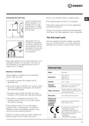 Indesit IWD 6085 user manual (English 